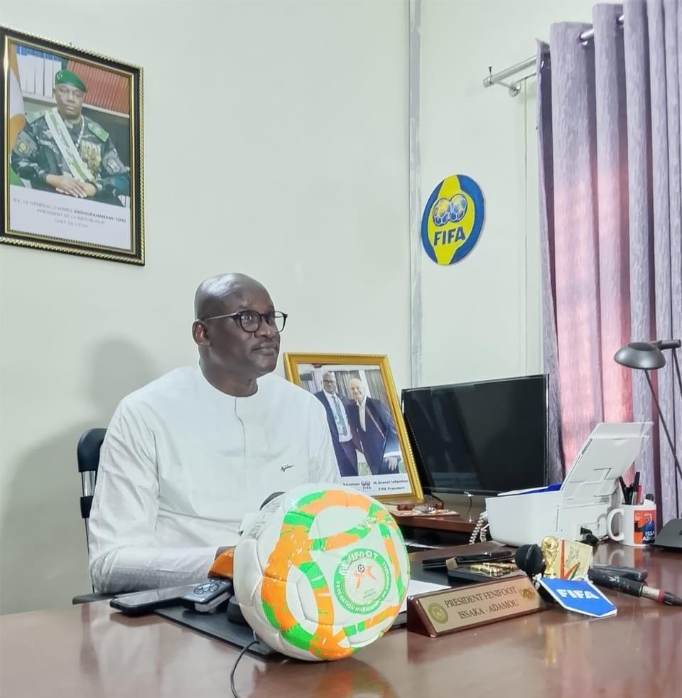 SAISON 2026-2027 : ISSAKA ADAMOU FIXE LE CAP D’UN FOOTBALL NIGÉRIEN PLUS AMBITIEUX, PLUS PROFESSIONNEL ET PLUS UNIFIÉ SAISON 2026-2027 : ISSAKA ADAMOU FIXE LE CAP D’UN FOOTBALL NIGÉRIEN PLUS AMBITIEUX, PLUS PROFESSIONNEL ET PLUS UNIFIÉ